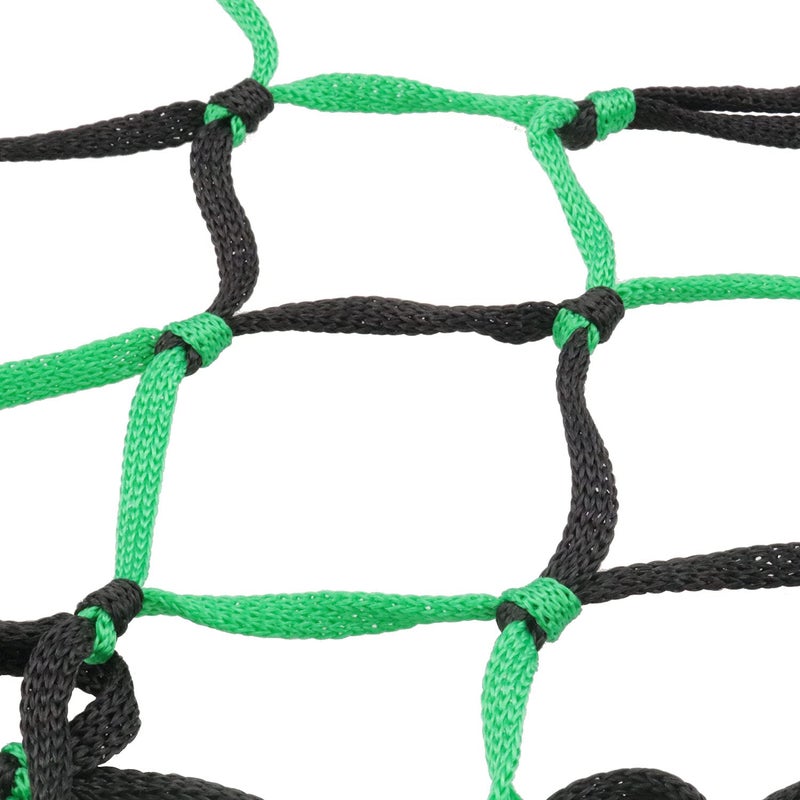 SJZBIN Net Bag 2PCS Black Green Nylon Single Ball Mesh Bag Carrier for Volleyball Basketball Football Soccer - Image 3